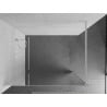 Mexen Kioto Duschwand Walk-in 100 x 200 cm, Spiegel 8 mm, weiß - 800-10-101-20-50