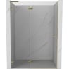 Mexen Lunar L Duschpendeltür links 130 cm, transparent, gold - 834L-130-000-50-00-L