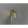 Mexen Lunar L Duschdrehtür links 135 cm, transparent, gold - 834L-135-000-50-00-L