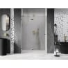 Mexen Lunar L Duschdrehtür links 135 cm, transparent, gold - 834L-135-000-50-00-L