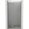 Mexen Lunar L Duschdrehtüren links 80 cm, transparent, gebürstetes Gold - 834L-080-000-55-00-L