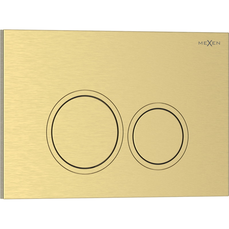 Mexen Tex 01 Spültaste, gebürstetes Gold - 6101-11