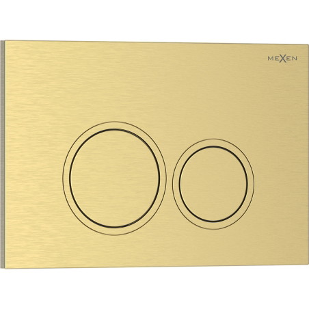 Mexen Tex 01 Spültaste, gebürstetes Gold - 6101-11