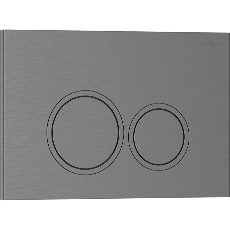 Mexen Tex 01 Spültaste, gebürstetes Gun Gray - 6101-12