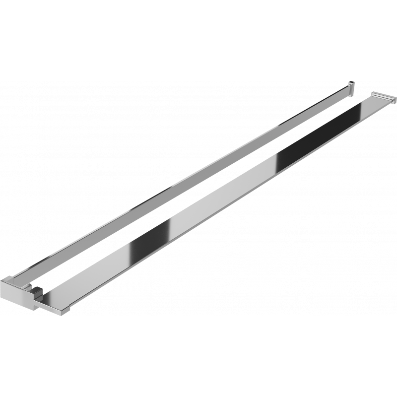 Mexen Regal für Duschwand mit Handtuchreling, Chrom - 800-02-01