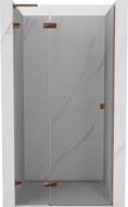 Mexen Lunar L Duschpendeltür links 120 cm, transparent, Roségold - 834L-120-000-60-00-L