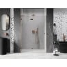 Mexen Lunar L Duschabtrennung, links öffnend, 130 cm, transparent, Roségold - 834L-130-000-60-00-L