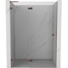 Mexen Lunar L Duschschwenktür links 135 cm, transparent, Roségold - 834L-135-000-60-00-L