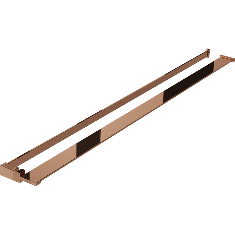 Mexen Duschkabinenregal mit Handtuchhalter, Roségold - 800-02-60