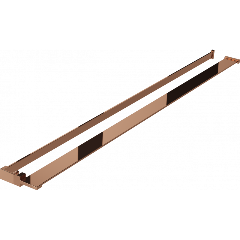 Mexen Regal für Duschwand mit Handtuchhalter, Roségold - 800-02-60