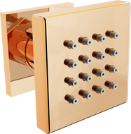 Mexen Seitliche Aufputzdüse, Roségold - 79360-60