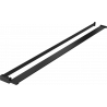 Mexen Duschwandregal mit Handtuchstange, schwarz - 800-02-70