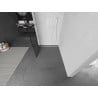 Mexen Kioto Duschwand Walk-in 70 x 200 cm, schwarzes Gitter 8 mm, weiß - 800-070-101-20-77