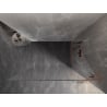 Mexen Lunar L Duschwand Walk-in rechts 100 x 200 cm, transparent 8 mm, gebürstetes Kupfer - 830L-100-000-65-00-P