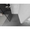 Mexen Kioto Duschwand Walk-in 110 x 200 cm, schwarzes Muster 8 mm, weiß - 800-110-101-20-78