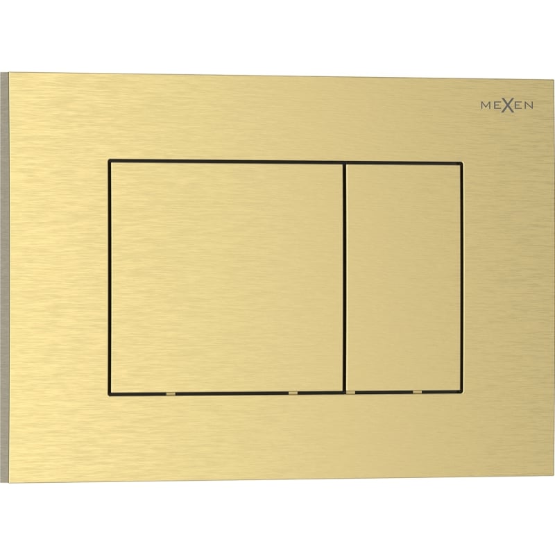 Mexen Tex 02 Drückerplatte, gebürstetes Gold - 6102-11