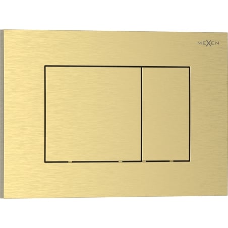 Mexen Tex 02 Drückerplatte, gebürstetes Gold - 6102-11