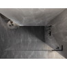 Mexen Lunar L Duschwand Walk-in rechts 50 x 200 cm, transparent 8 mm, schwarz - 830L-050-000-70-00-P