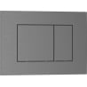 Mexen Tex 02 Spültaste, gebürstetes Gun Gray - 6102-12