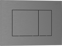 Mexen Tex 02 Spültaste, gebürstetes Gun Gray - 6102-12