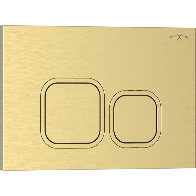 Mexen Tex 03 Spültaste, gebürstetes Gold - 6103-11