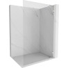 Mexen Lunar L Duschwand Walk-in rechts 70 x 200 cm, transparent 8 mm, gebürsteter Nickel - 830L-070-000-97-00-P