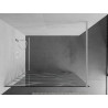 Mexen Kioto Duschwand Walk-in 90 x 200 cm, weiße Welle 8 mm, weiß - 800-090-101-20-97