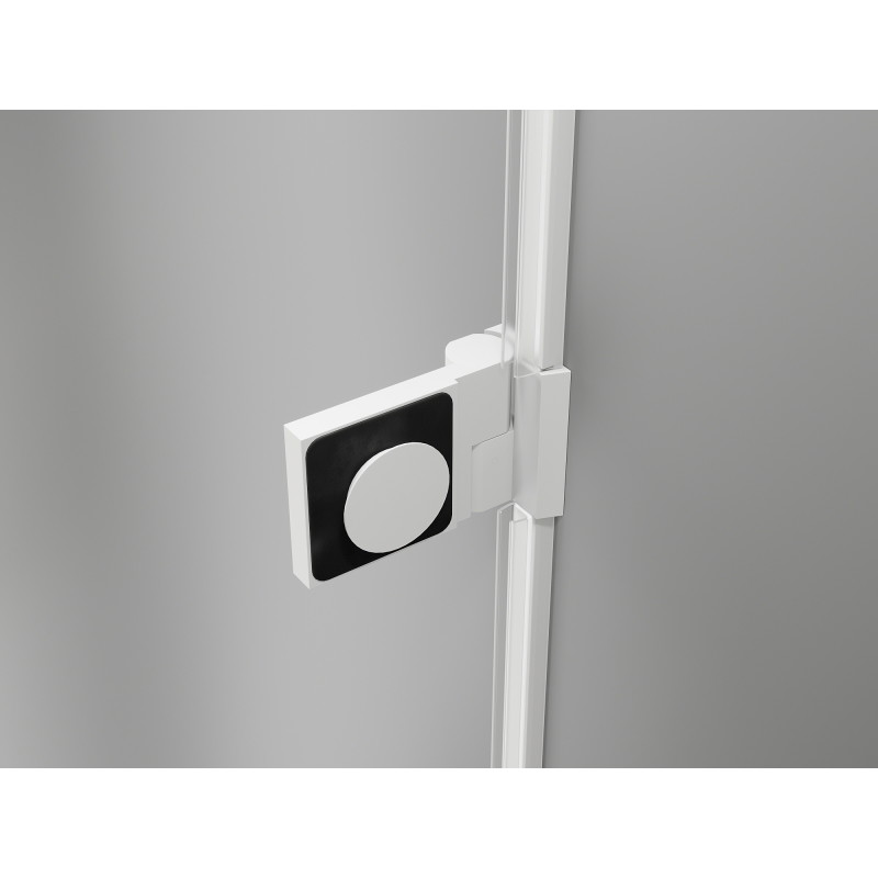 Mexen Lunar-B Duschdrehtür links 60 cm, transparent, weiß - 832-060-000-20-00-L