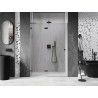 Mexen Lunar L Duschabtrennung, schwenkbar, links, 140 cm, transparent, Gun-Metal - 834L-140-000-95-00-L