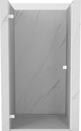 Mexen Lunar-B Duschabtrennung, nach links öffnend, 100 cm, transparent, weiß - 832-100-000-20-00-L
