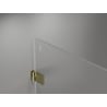 Mexen Lunar-B Duschkabinentür schwenkbar links 65 cm, transparent, gold - 832-065-000-50-00-L