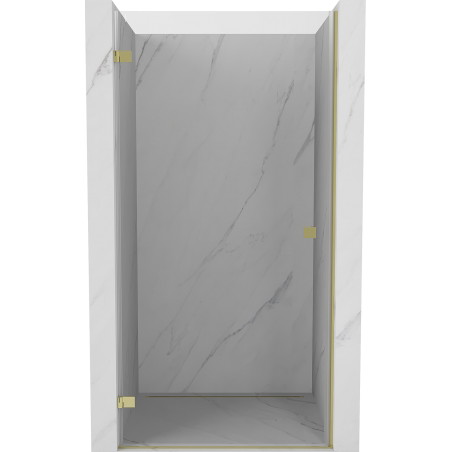 Mexen Lunar-B Duschschwingtür links 75 cm, transparent, gold - 832-075-000-50-00-L