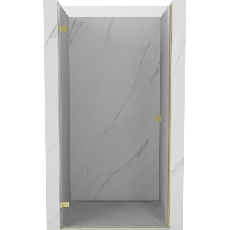 Mexen Lunar-B Duschdrehtüren links 80 cm, transparent, gold - 832-080-000-50-00-L