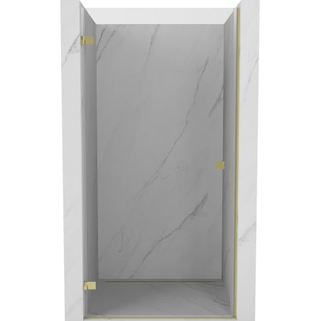 Mexen Lunar-B Duschdrehtür links 100 cm, transparent, gold - 832-100-000-50-00-L
