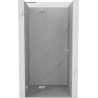 Mexen Lunar L Duschdrehtür links 95 cm, transparent, gebürsteter Nickel - 834L-095-000-97-00-L
