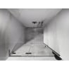 Mexen Lunar L Duschdrehtür links 110 cm, transparent, gebürstetes Nickel - 834L-110-000-97-00-L