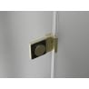 Mexen Lunar-B Duschdrehtür links 60 cm, transparent, gebürstet gold - 832-060-000-55-00-L