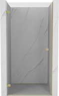 Mexen Lunar-B Duschpendeltür links 65 cm, transparent, gold gebürstet - 832-065-000-55-00-L