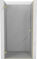 Mexen Lunar-B Duschdrehtüren links 95 cm, transparent, gebürstetes Gold - 832-095-000-55-00-L