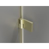 Mexen Lunar-B Duschdrehtür links 100 cm, transparent, gebürstetes Gold - 832-100-000-55-00-L