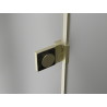Mexen Lunar-B Duschdrehtür links 100 cm, transparent, gebürstetes Gold - 832-100-000-55-00-L