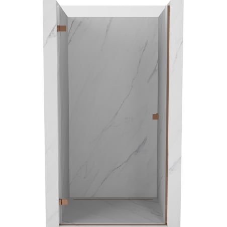 Mexen Lunar-B Duschdrehtür links 70 cm, transparent, Roségold - 832-070-000-60-00-L