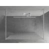 Mexen Kioto freistehende Duschwand 120 x 200 cm, 8 mm, weiß - 800-120-002-20-30