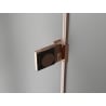 Mexen Lunar-B Duschtür, links öffnend, 100 cm, transparent, Roségold - 832-100-000-60-00-L