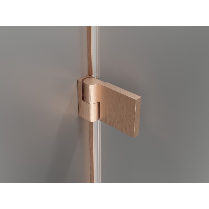 Mexen Lunar-B Duschpendeltür links 70 cm, transparent, gebürstetes Kupfer - 832-070-000-65-00-L