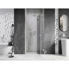 Mexen Lunar L Duschdrehtür rechts 120 cm, transparent, Chrom - 834L-120-000-01-00-P