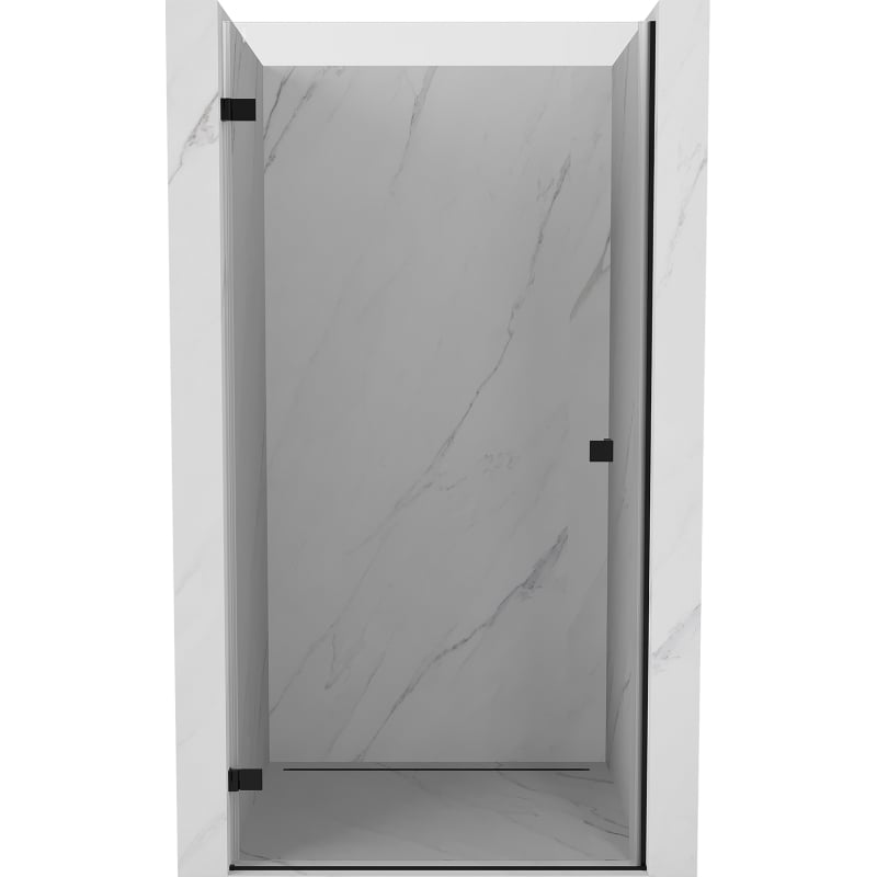 Mexen Lunar-B Duschdrehtür links 80 cm, transparent, schwarz - 832-080-000-70-00-L