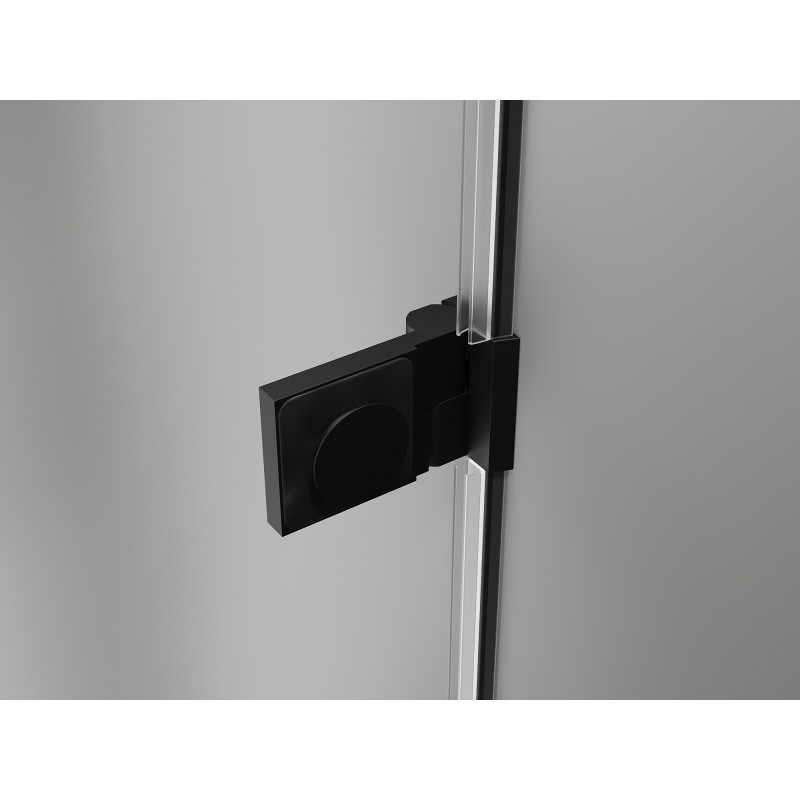 Mexen Lunar-B Duschdrehtür links 100 cm, transparent, schwarz - 832-100-000-70-00-L