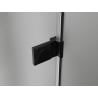 Mexen Lunar-B Duschdrehtür links 100 cm, transparent, schwarz - 832-100-000-70-00-L