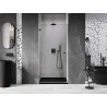 Mexen Lunar-B Duschklapptür links 60 cm, transparent, Gun Metal - 832-060-000-95-00-L
